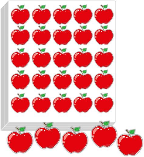 Apple : Fruit Stickers [PLU code: 4017 Granny Smith, large] [1/8].